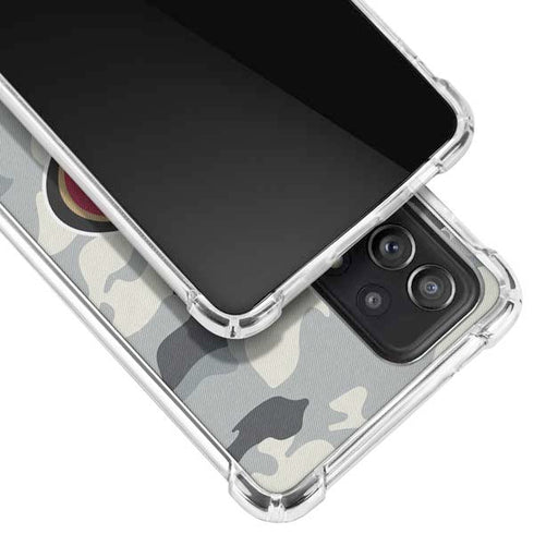 NFL San Francisco 49ers Camo Galaxy A52 5G Clear Case